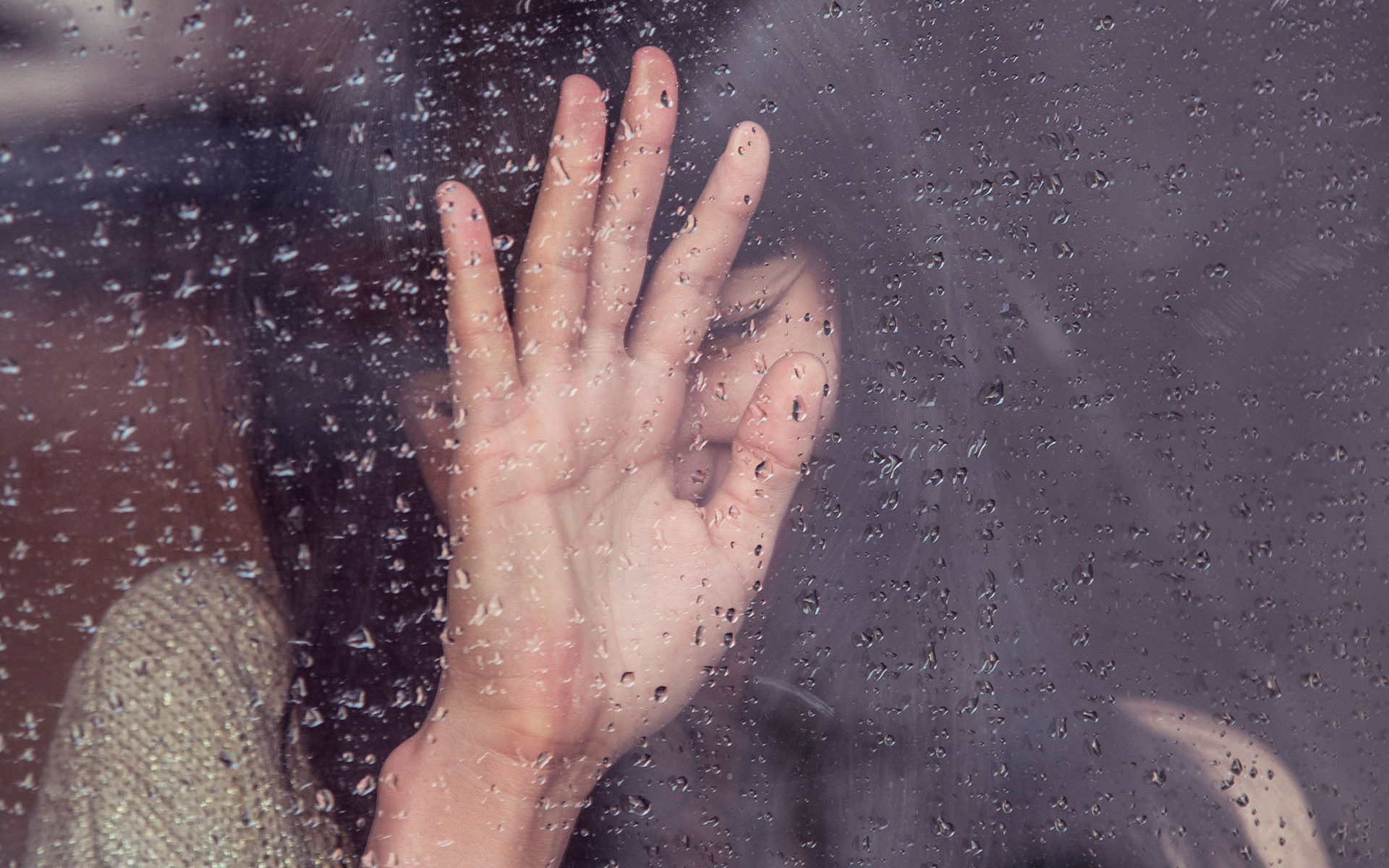 Lady in window